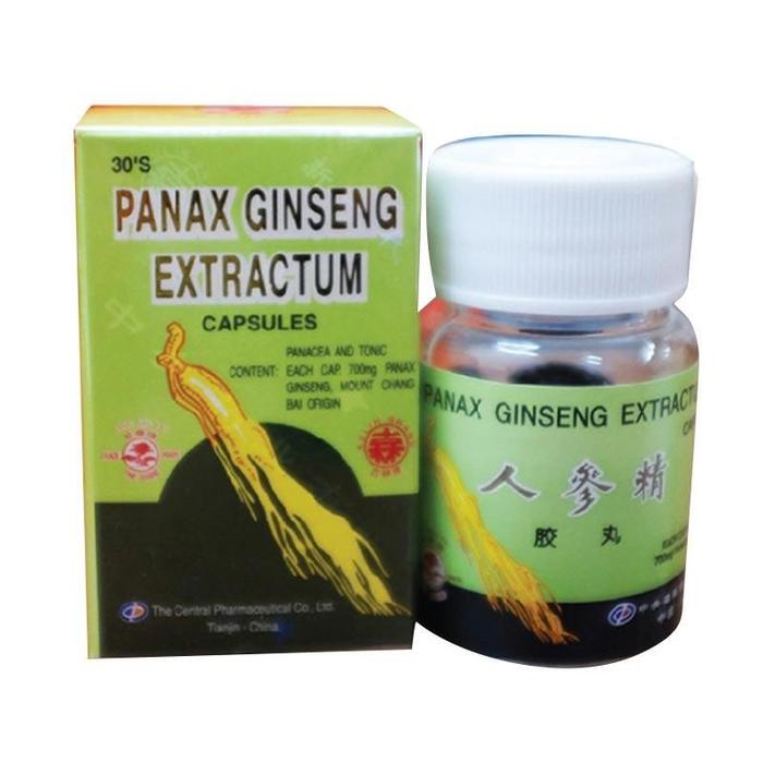 OBAT STAMINA PENAMBAH ENERGI TUBUH PANAX GINSENG EXTRACTUM ( BPOM ) KAPSUL - OBAT CINA AYUNYASHOPHER
