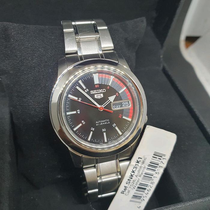 SEKEN ! SEIKO 5 AUTOMATIC SNKK31K1 / jam tangan seiko 5 snkk31k1 automatic ( PRIA ) BEKAS