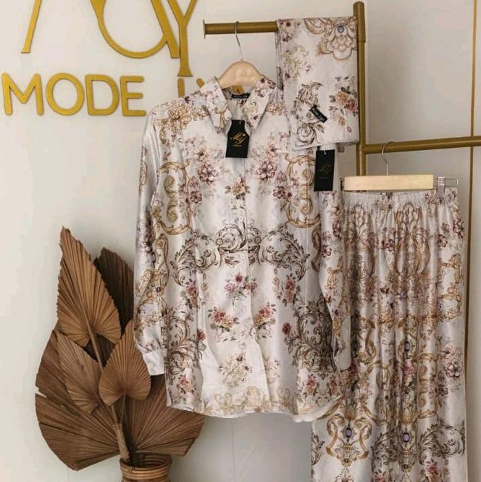 RAYA SERIES ARMANI SILK ELEGAN by Mode_Lya Mewah Muslim Nyaman Jilbab Formal