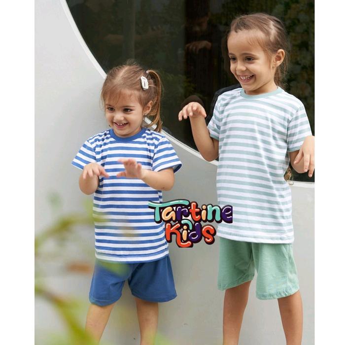 Tartine Kids Basic Stripe Set Fashion Anak