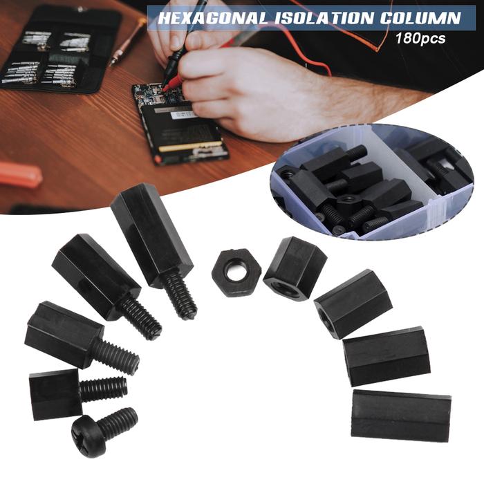 M3 Nylon Hex Isolation Column 6mm/8mm/10mm/12mm