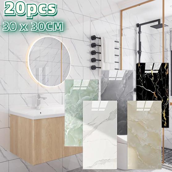 10/20Pcs Lantai Vinyl Keramik Marbel Granit 30 X 30Cm / Lantai Vinyl Marbel Granit Stiker Lemari Cab