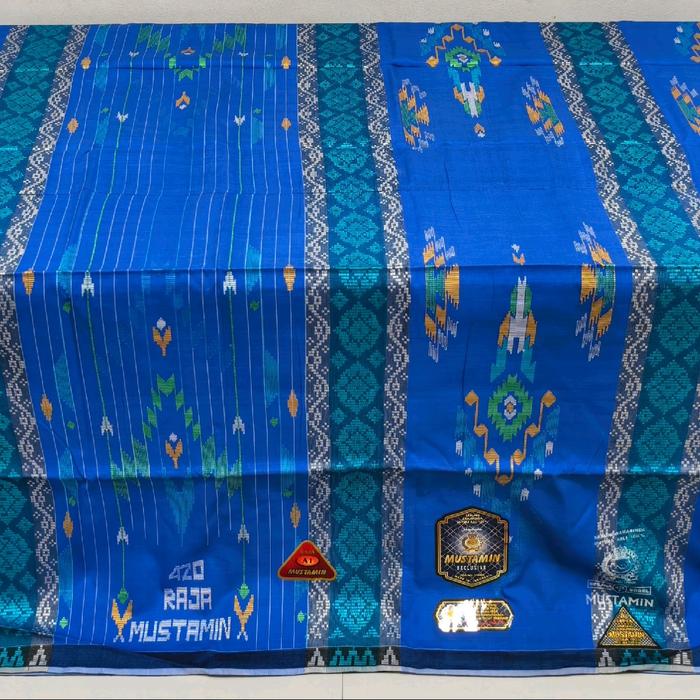 SARUNG TENUN SUTERA MUSTAMIN EXCLUSIVE 420 MEWAH ELEGANT