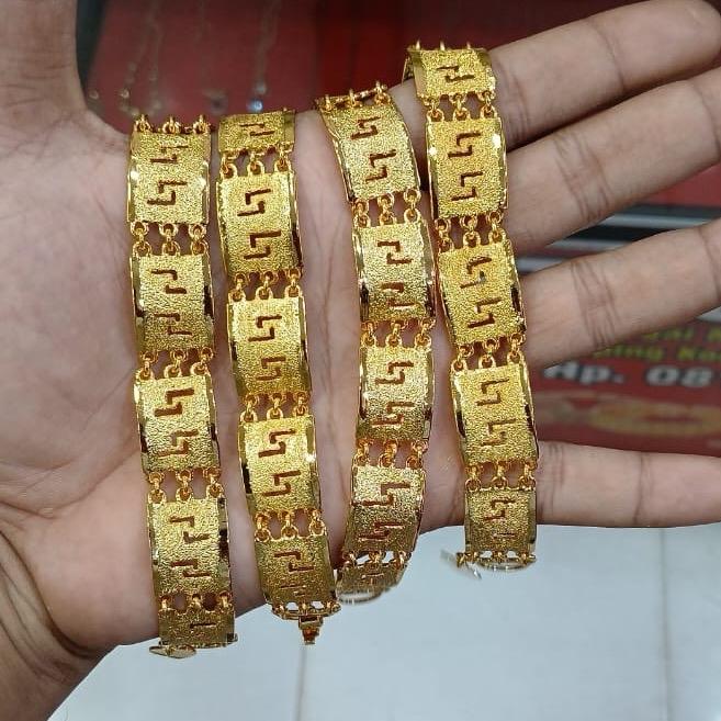 Gelang emas Crum kristal asli Aceh