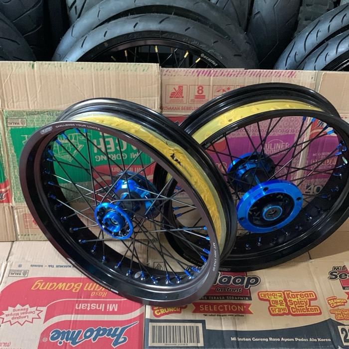 velg set sumo klx full scarlet tanpa ban baru