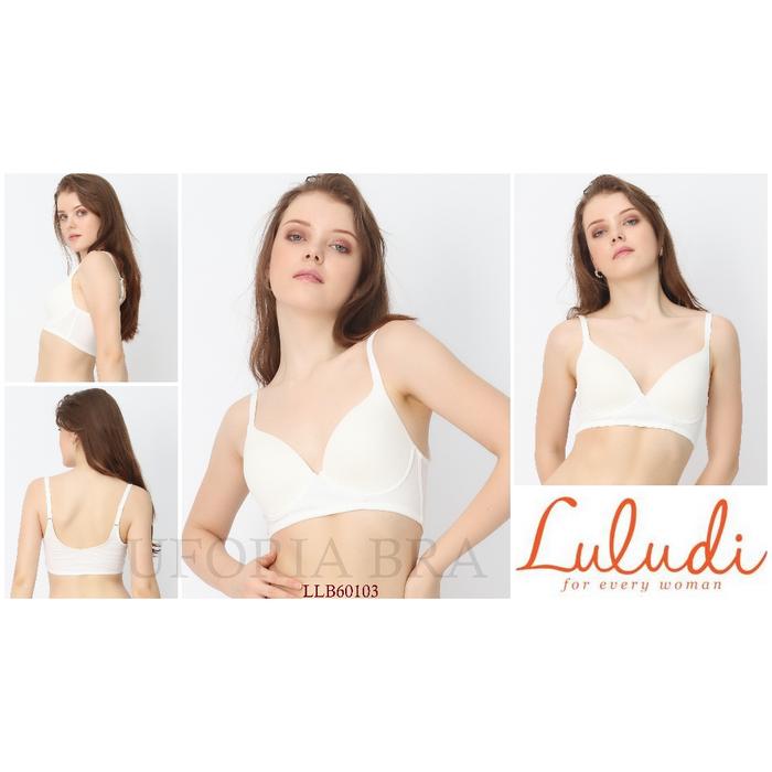 Bra Wanita LULUDI BY WACOAL tanpa kawat busa tipis full cup / Pakaian Dalam Underwear LLB60103