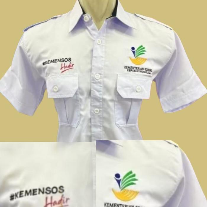 KEMEJA KEMENSOS TERBARU HADIR/SERAGAM KEMENSOS TERBARU HADIR/SERAGAM KEMENSOS HADIR/KEMEJA KEMENSOS