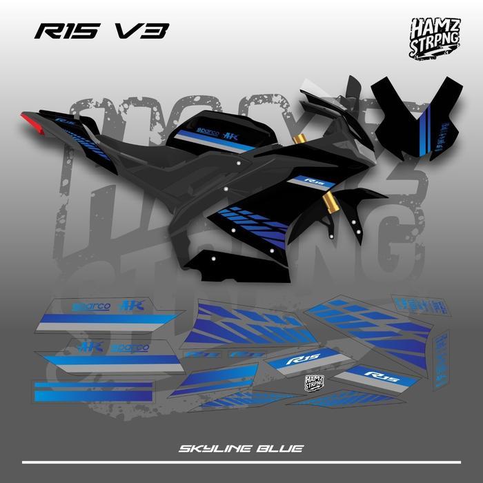 Striping Transparan R15 V3 Skyline Fast furious livery [NTS]