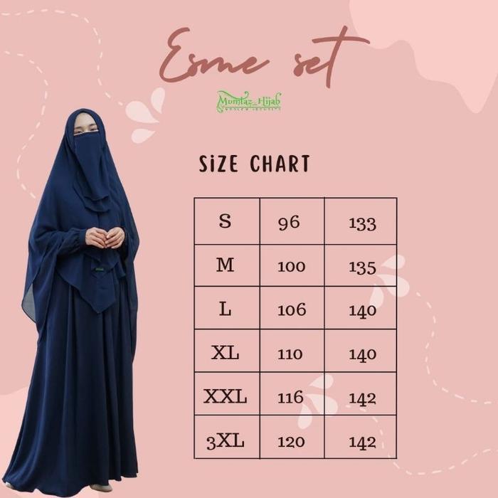 Mumtaz Esme Set Gamis Khimar