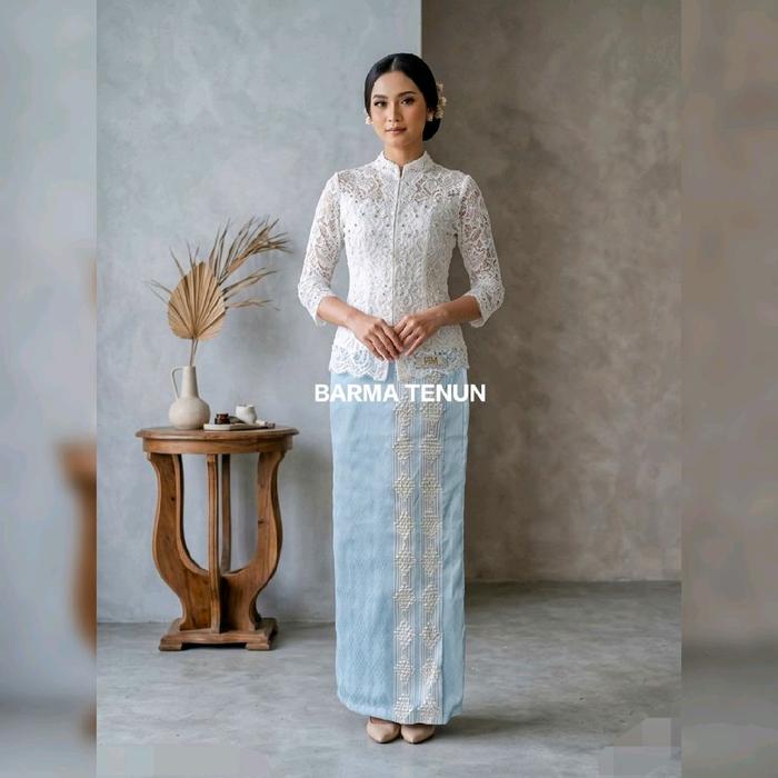 BARMA || ROK SPAN OVERSLAG TENUN SONGKET VARIASI BULU PREMIUM || ROK WANITA COUPLE LAMARAN KONDANGAN