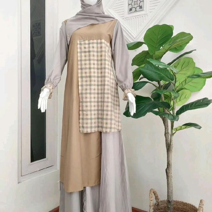 SOFA DRESS BY ZALIFA bahan KATUN Lebaran Gamis Muslim