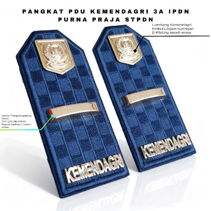 PANGKAT PDU KEMENDAGRI 3A IPDN PURNA PRAJA STPDN FORMAL ELEGAN