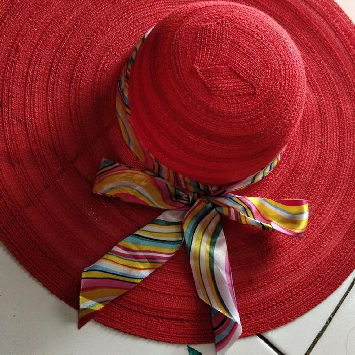topi pamtai topi piknik  topi sawah