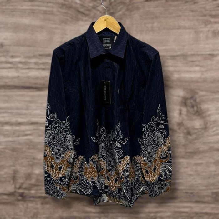 Kemeja Batik Erkape Premium Lengan Panjang Atasan Pria