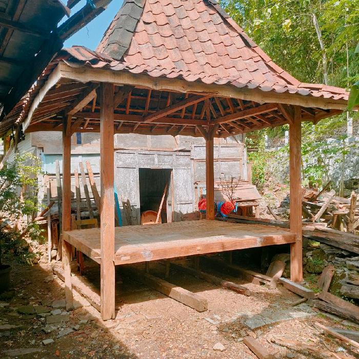 gazebo joglo siap pakai tinggal mindah luas 2,5x 3mtr