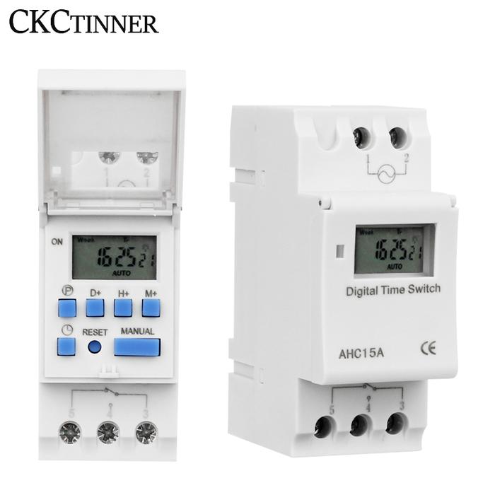 LCD Digital Timer AHC15A Programmable TIME Relay Timer Switch
