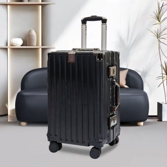 Koper 20 inch Bahan Almunium Sudah Kunci Tsa koper Kabin Pesawat koper 20,24 inch