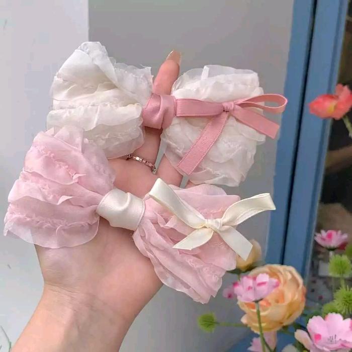 Souta jepit rambut loly poly jepit anak korea pita