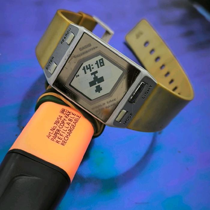 Casio FS-00 Seri lawan Vintage digit menit unik