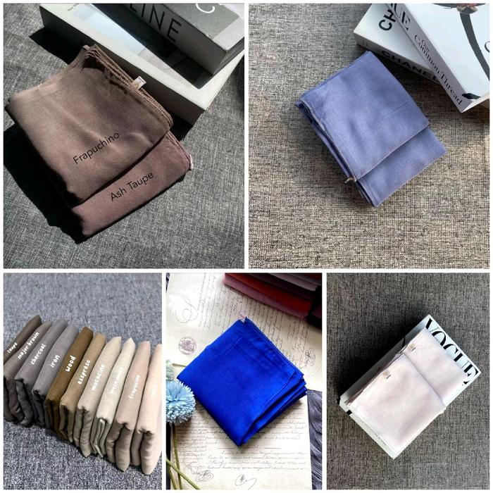 paket khusus kodian segiempat paris jadul Jilbab Square Casual Muslim Kerudung Basic Voal