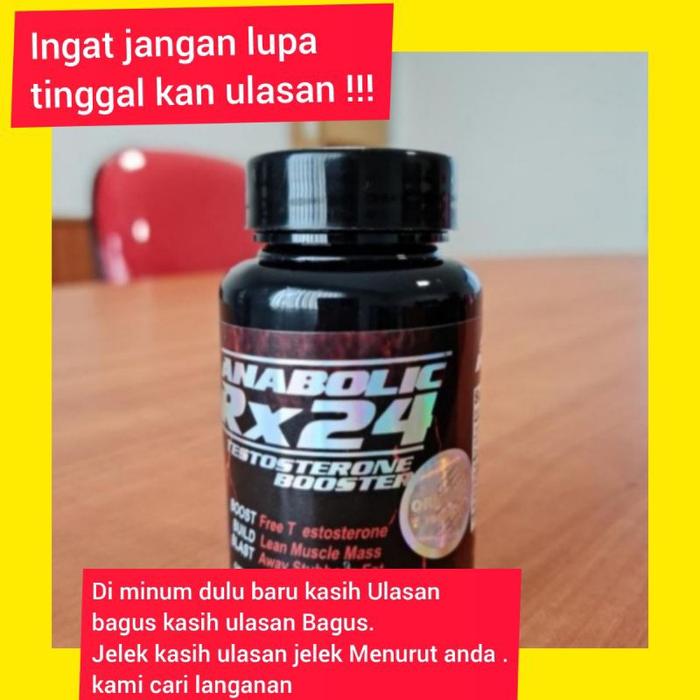 ANABOLIC RX24 TESTOSTERON BOOSTER RX 24 SUPLEMEN PENAMBAH HORMON PRIA