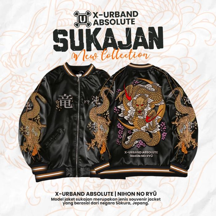 Sukajan Bordir A229 Nihon No Ryu - Raxukan Store