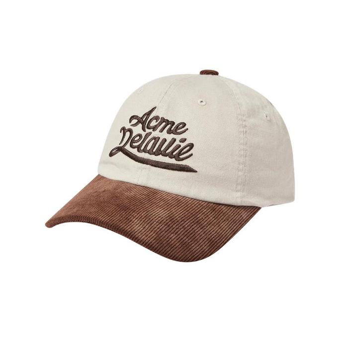 ADLV Corduroy Color Shceme Ball Cap Brown