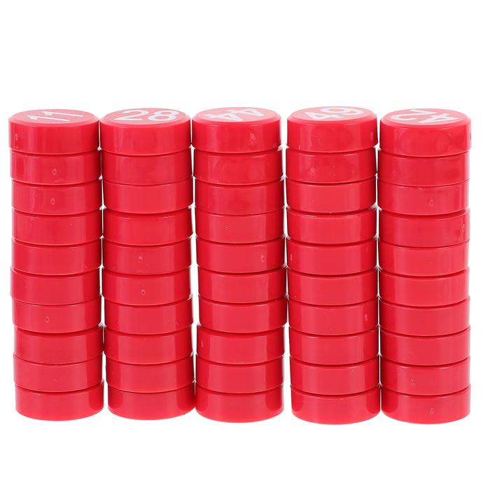 50 buah magnet kulkas nomor kartun stiker kulkas dekorasi furnitur