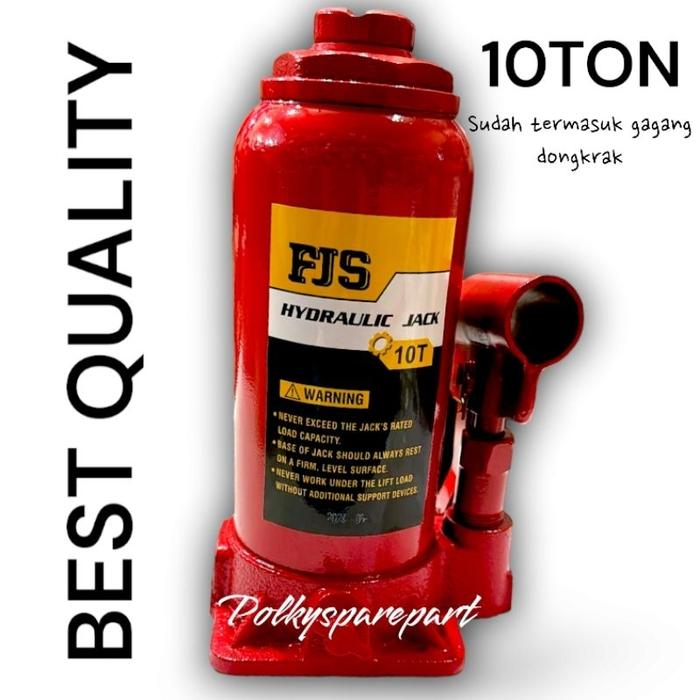 Termurah THE BEST!! TERKUAT!!! 10TON DONGKRAK BOTOL 10 TON HYDRAULIC JACK  HIDROLIK
