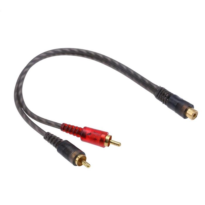 1 Kabel RCA Betina Ke 2 Kabel RCA Jantan Kabel RCA Hub Y Pengubah