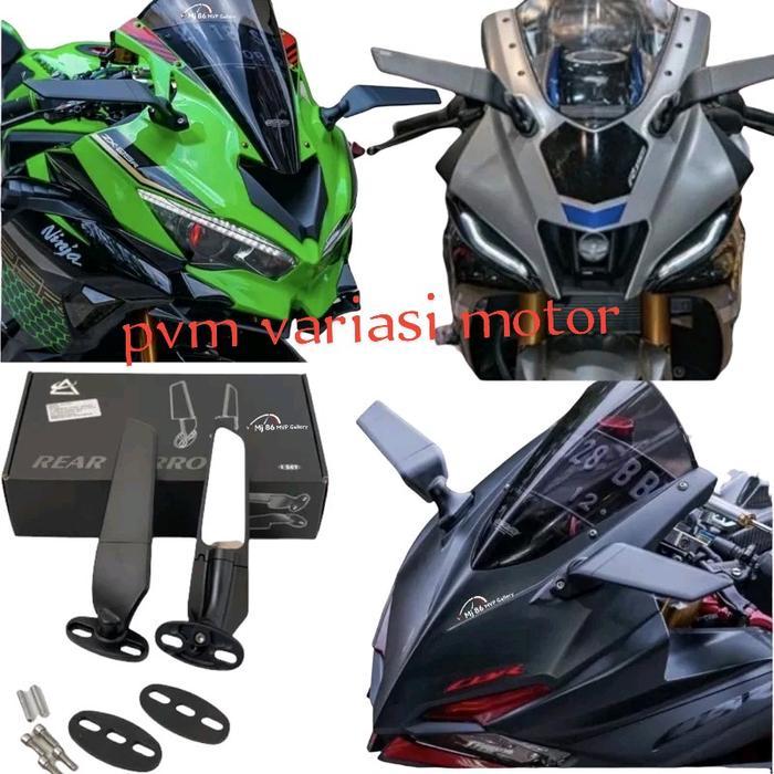 Discount Spion Winglet Fairing Stealth Full Cnc Spion Motor Moge Kaca Universal Ninja Zx25 Zx10R Zx6