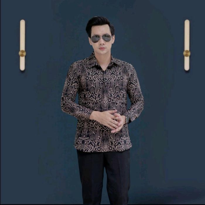 MOTIF HANDARA BAJU BATIK SOLO SLIMFIT PREMIUM ORIGINAL LAPIS FURING