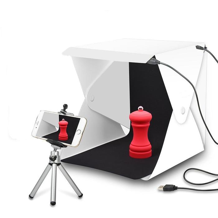 Mini Portable Folding Lightbox Photography Studio Soft box LED Light