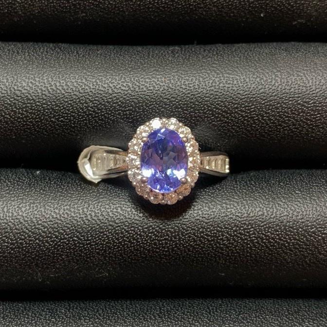 Natural Tanzanite ring high quality Tanzanite