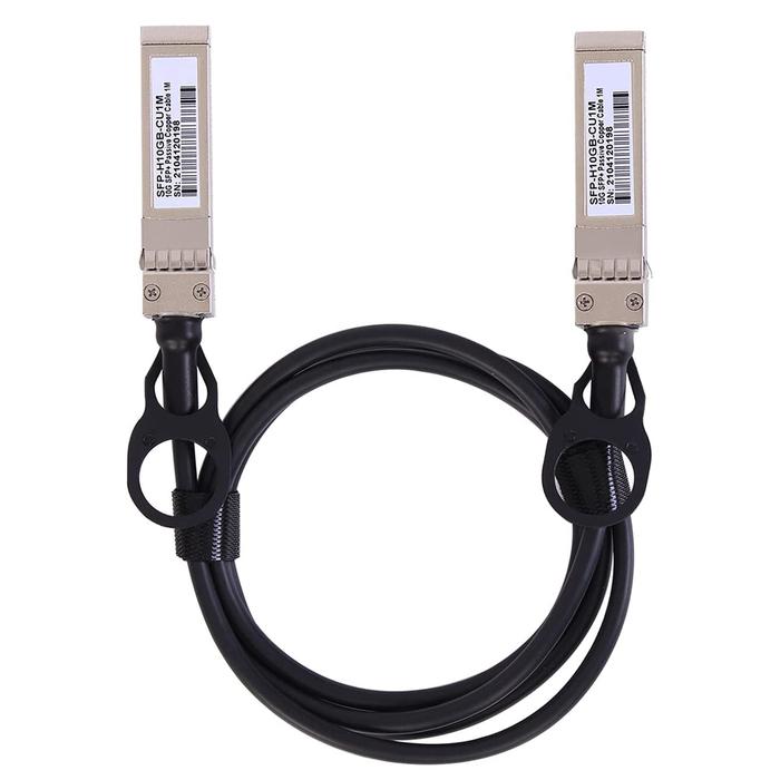 10G SFP+ Twinax Cable, Direct Attach Copper(DAC) 10GBASE SFP Passive Cable for SFP-H10GB-CU1M,Ubiqui