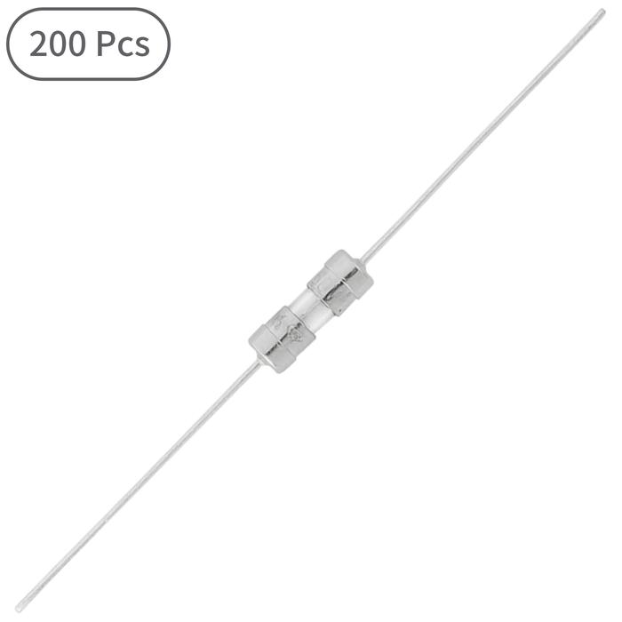 200Pcs Light Fuses 250 Volt 5 AMP Fast Quick Blow Glass Fuse LED