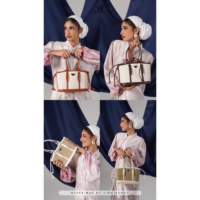 Siap Dikirim~ JIMS HONEY OLIVE BAG TAS SELEMPANG WANITA tas serut JH910