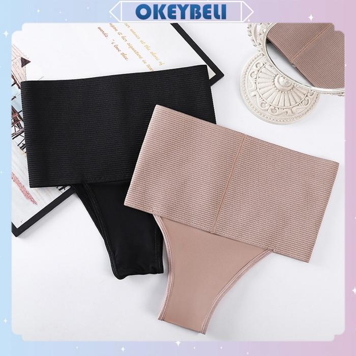 •OKEY BELI•CD1358 Celana Korset Segitiga Slimming Pants Pembentuk Tubuh Pinggang Shapewear Ramping