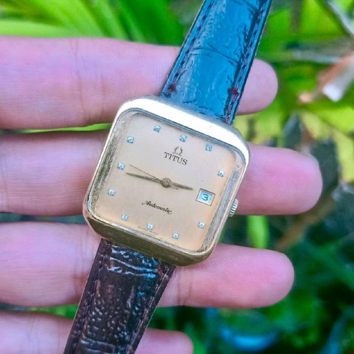 Jam Tangan Vintage Original Titus Automatic