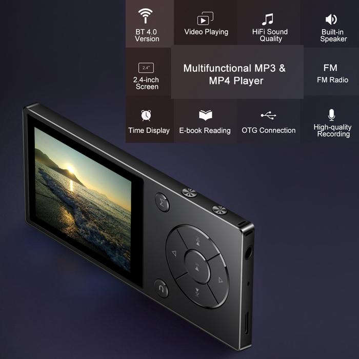 RUIZU D11 8GB MP3 MP4 Player Bluetooth Music Player FM Radio Voice