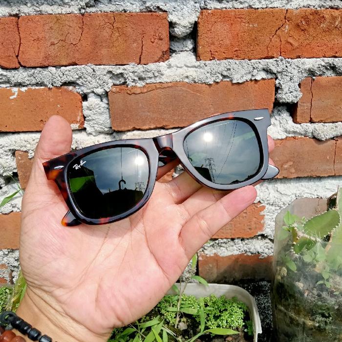 RAY-BAN WAYFARER CELASIC TERTOISE RB 2140. LENSA G15 Eyewear Kacamata