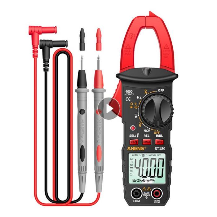 ST180 Clamp Multimeter Digital 4000 Counts AC/DC Current Clamp