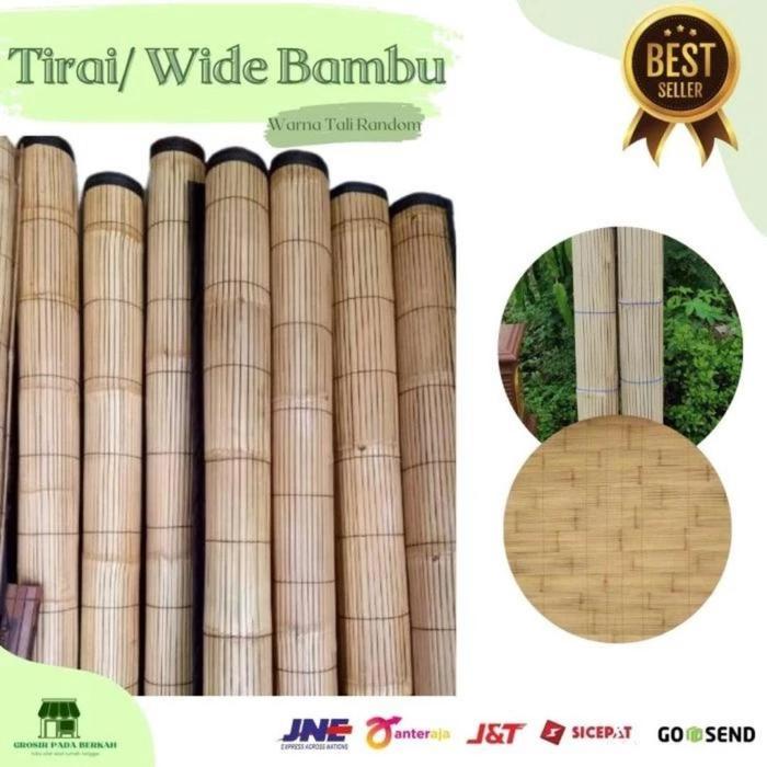 GPB - Tirai Bambu 2 x 2 Meter - Wide Bambu Tebal