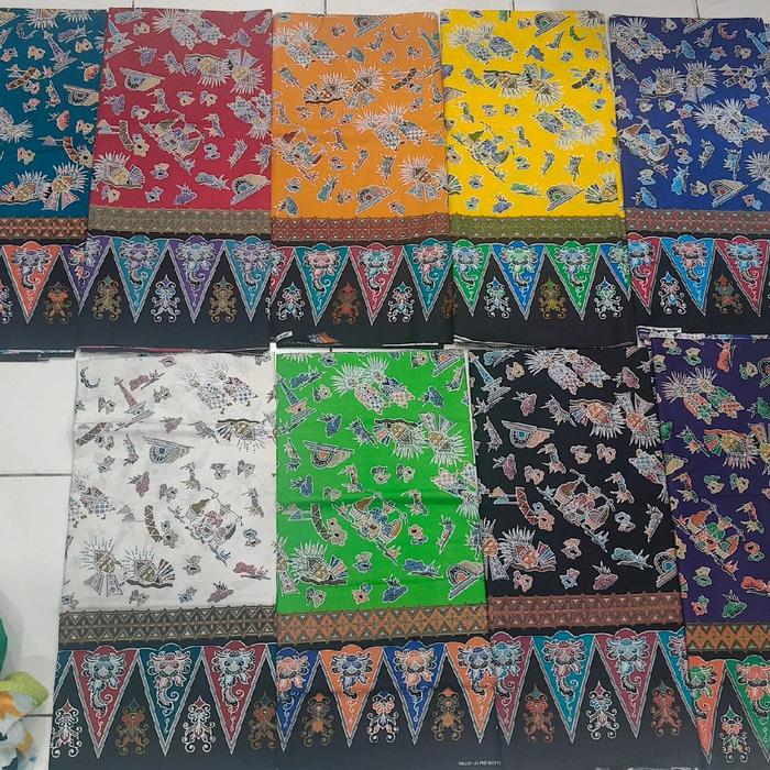 Kain batik betawi kode keong mas