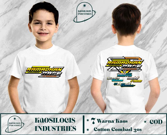 Kaos Anak RAMADHAN RACE KAOS DISTRO Terbaru 2025 New DB Fashion