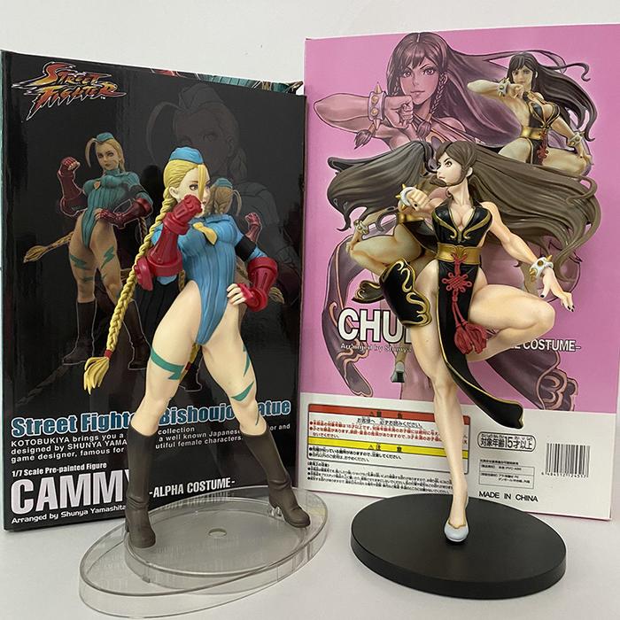 Chun Li Cammy Action Figure Sexy Girl Game Cartoon Figure Collection