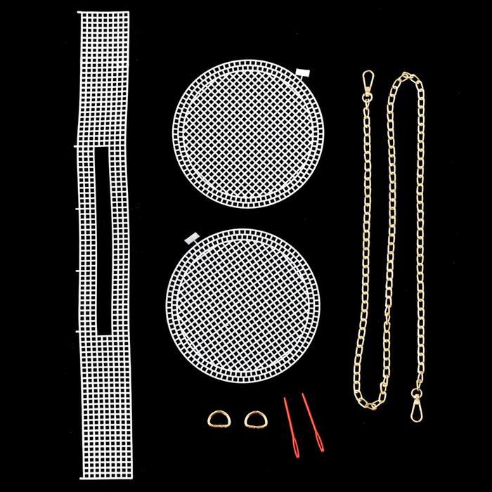 KIT Jaring Tas Rajut Bulat / Canvas Plastic / Kanvas Plastik
