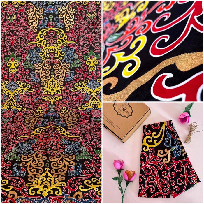 Kain Batik Tulis Khas Kalimantan Motif Beauty Of PPU (Prada) - Sekar Buen