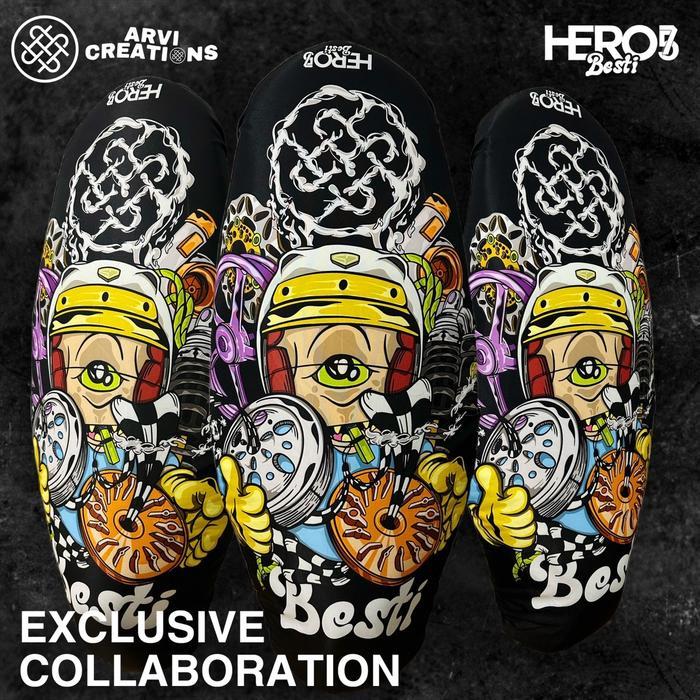 Terbaik Sarung Jok ArviCreations X Hero57 Besti Forever Besti Anti cakar kucing & Air Motor Terimaka