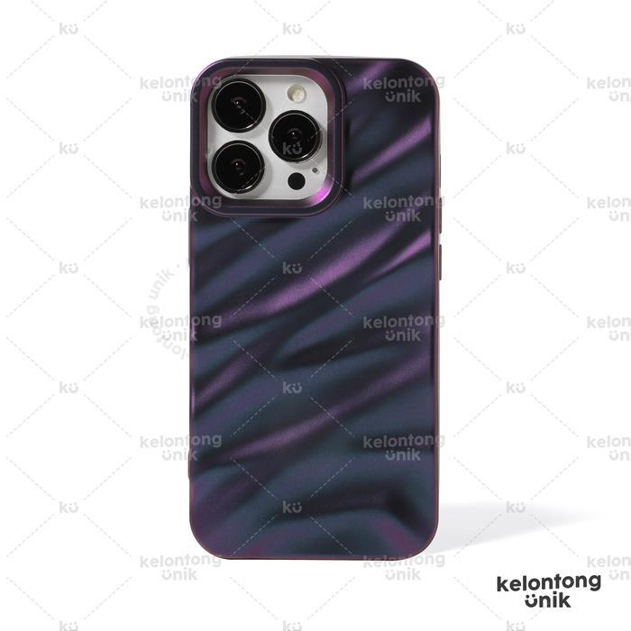 KELONTONG UNIK | Silk Pattern Wrinkle Case - Softcase/ Casing HP for iPhone XR XSMAX 11 12 13 14 15